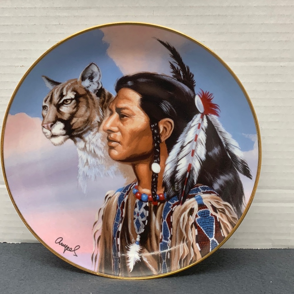 Spirit Leader from The Franklin Mint Decor Plate